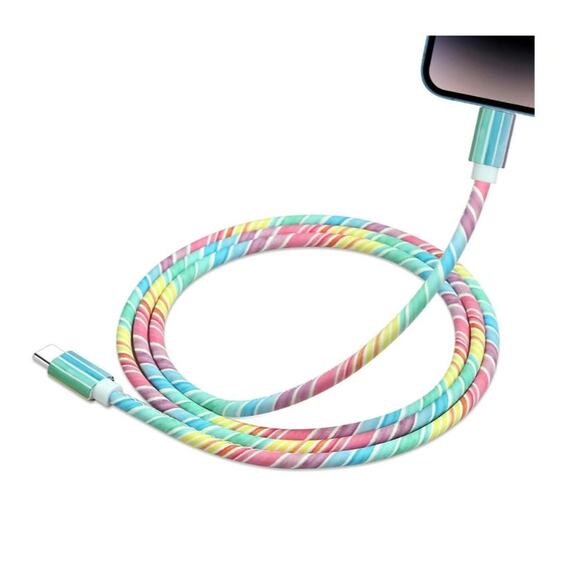 JAKPAK USB C Charging Cable iPhone 3.93 FT 60W Type C to iOS Fast Charge Cable - Picture 1 of 8